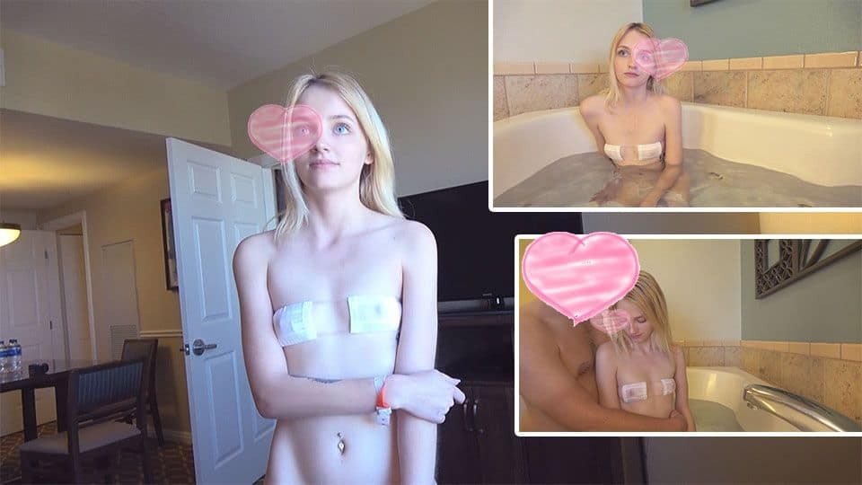 FC2PPV 1048473 [No] Creampie after playing with blonde Lori in the bath #Kate