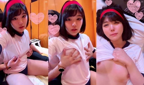 FC2PPV 1617526 [Personal shooting] 18-year-old neat and clean beautiful girl ④. Creampie in the vagina at the sports festival bloomers ♡ Seeding competition between boyfriend and uncle Enko ♡ “Please make me pregnant with Enko O-nchin … ♡” Raw vaginal see