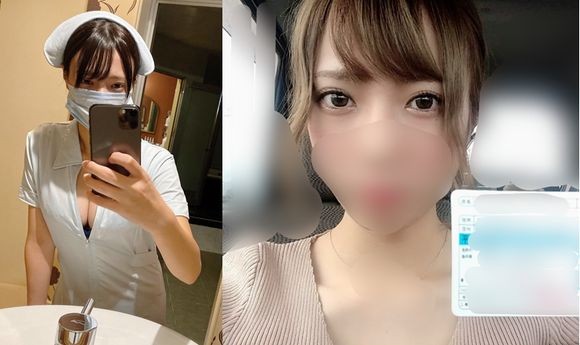 FC2PPV 1549675 [Goodbye] Large ● Prefectural nursing student Gonzo in nurse clothes