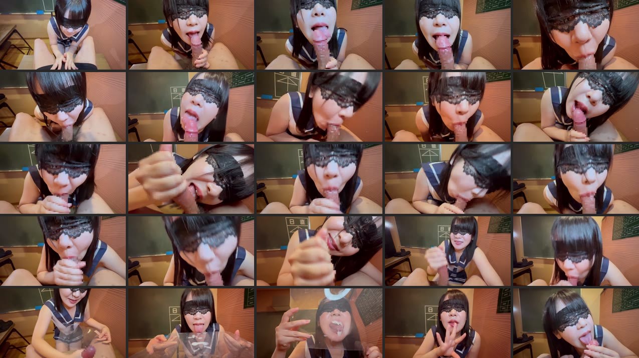 FC2PPV 4773705 [Fellatio Specialty: Swallowing] Subjective Mouth-Pussy Vol. 3: H-Chan In A Uniform Costume Licking Up Semen In A Long-Length Semen Play, The Third Compilation! [cen] - video thumbnail