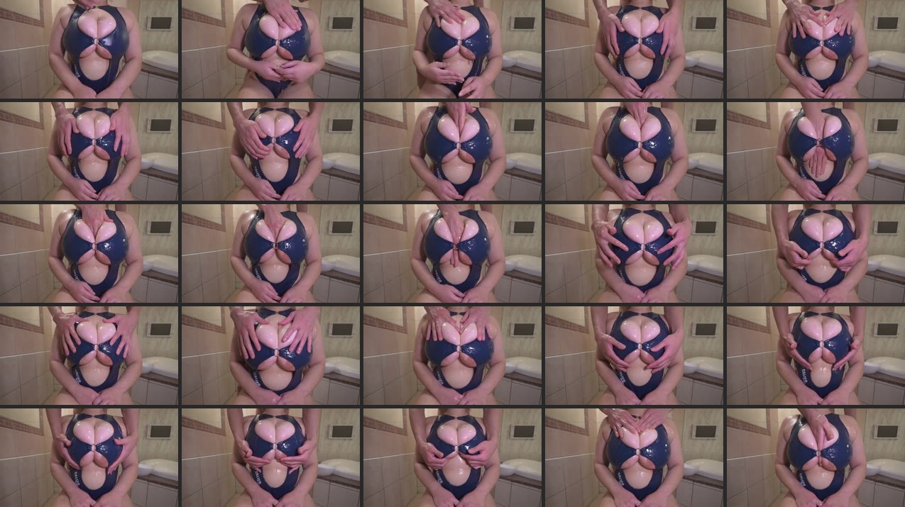 FC2PPV 4878945 [Unprecedented Maniac Boob Job] K-cup Busty Girl In A Tight Swimsuit Gets Reverse Cowgirl No-hands Boob Job And Cumshot[cen] - video thumbnail