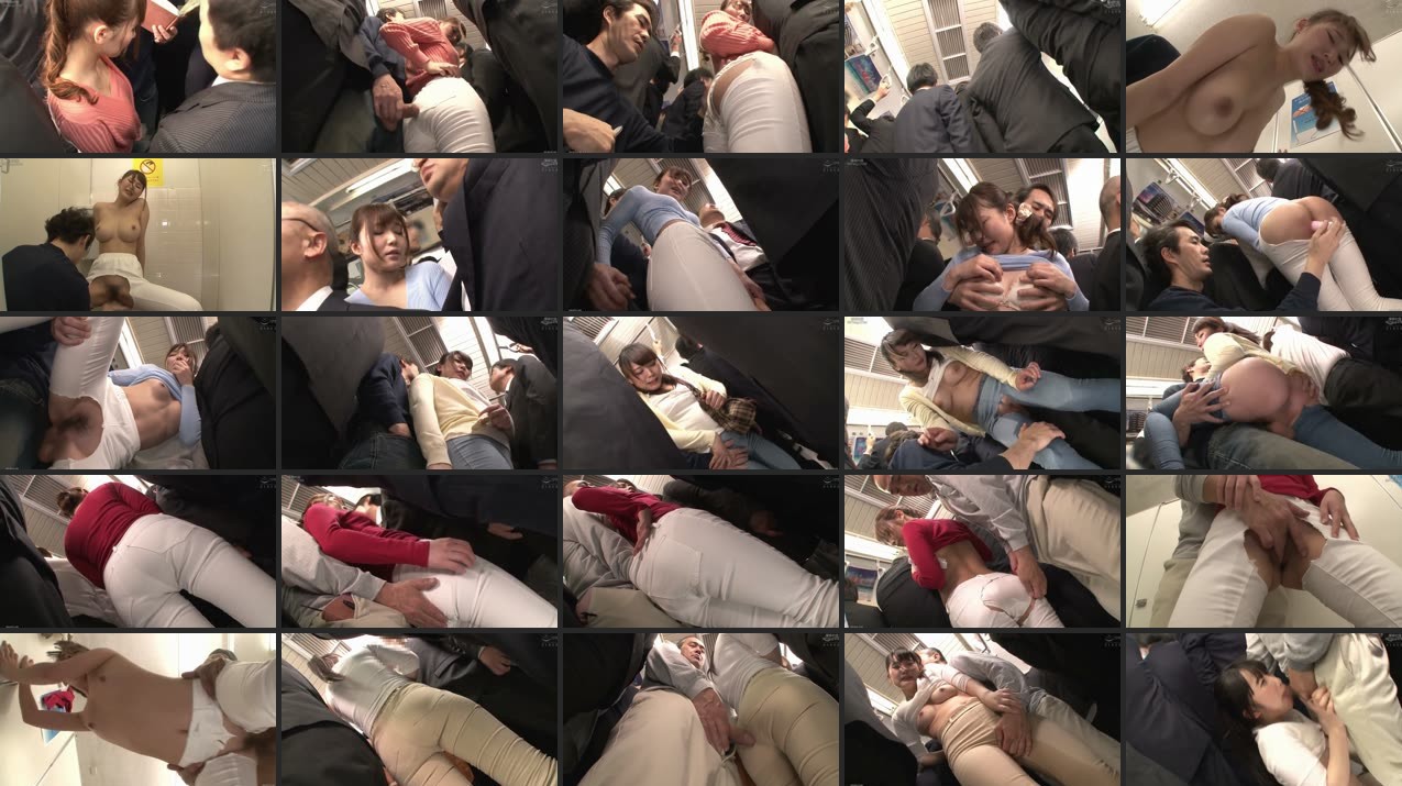 [Reducing Mosaic]AP-577 A Pervert On A Crowded Train Gropes A Woman’s Tight Pants And Kneads Her Beautiful Buttocks, Ejaculating Inside Her Vagina. - video thumbnail